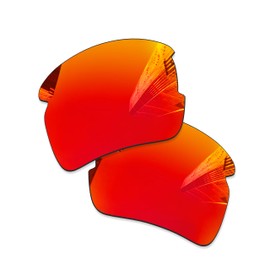 Combine8 Ploarized Replacement Lenses for Oakley Flak 2.0 XL OO9188 Sunglasses - Fire Red