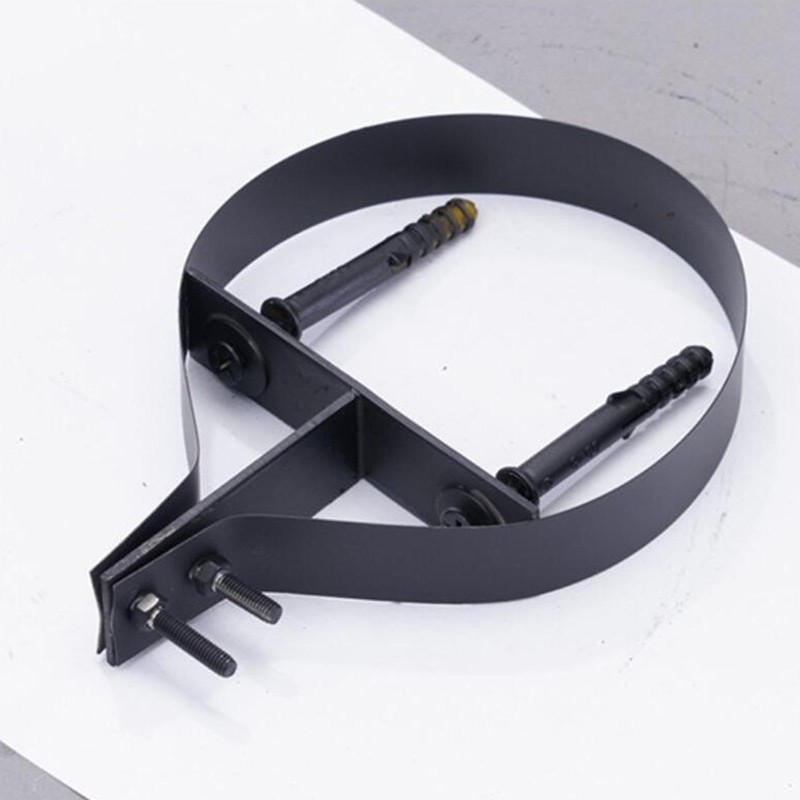 Sharplace 5" Chimney Pipe Bracket Wall Strap Pipe Clamp Metal