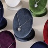 Dansmiy Restorative Velvet Necklace Long Chain Pendant Display Stand Jewelry