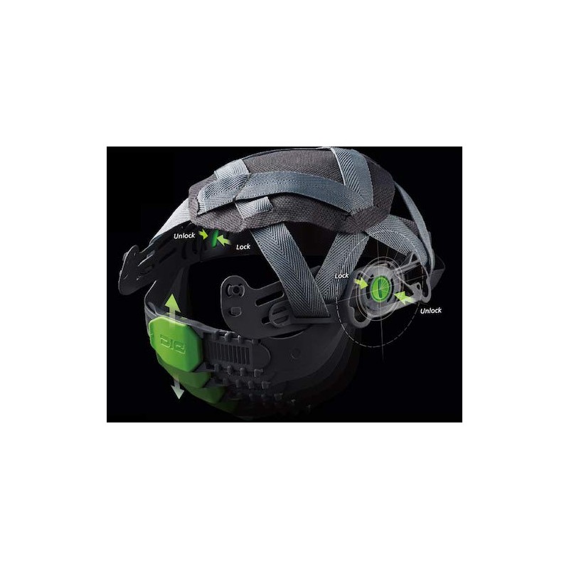 DIC AA11EVOCSWHA6KPWS Transparent Visor Helmet (with Shield Surface) AA11EVO-CSW KP