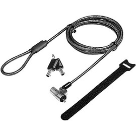 LogiLink NBS012 Notebook Anti-Theft Device with Noble Lock 3.2 x 4.5 mm 360° Steel Cable