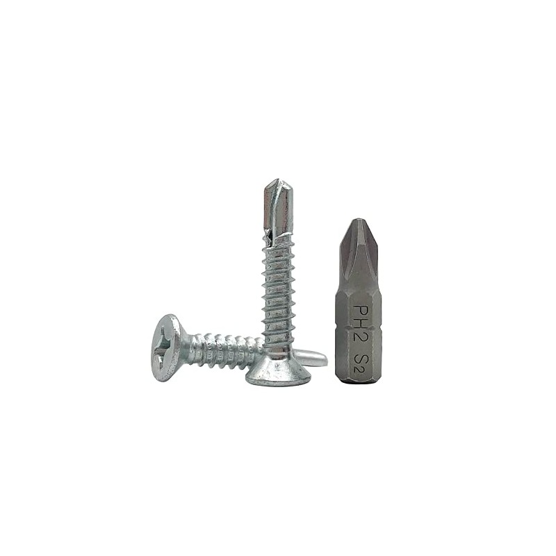 Pack of 50 DIN 7504 P Galvanised Steel 5.5 x