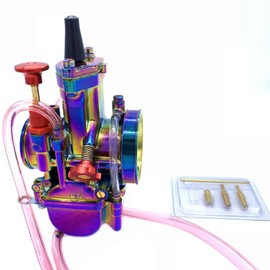 YJGZSVK PWK 32MM Carburetor for Scooter ATV Motorcycle Yamaha Honda Suzuki For Kawasaki 100cc to 200cc engine (Carburetor(Only))