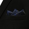 [S&W SHLAX & WING] Men's Tie Set Black Dark Blue