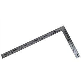 シンワ測定(Shinwa Sokutei) 曲尺 厚手広巾 建築 鉄工用 表裏cm目盛 ステン 30cm 11215
