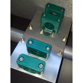 SSS Solution 9.5"x6" Driven Element Al.Antenna Plate 1.25" Driver Element to 2" Boom SS hardw