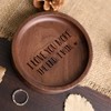 La Boda Wooden Ring Tray, Engraved Wedding Ring Holder, Engagement