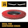 DEWALT DWA8280H 40G T29 XP Ceramic Flap Disc, 4-1/2" x