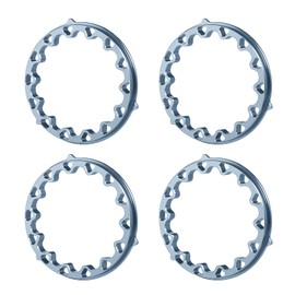 JGGZONE 4PCS/Set Aluminum Alloy 1.9" RC Wheel Inner Beadlock Ring, 4Pcs 1.9 Inch Wheel Inner Beadlock Ring Reusable Beadlock Wheels for 1/10 Scale SCX10 1.9inch Beadlock Wheels (Grey)