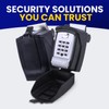 KeyGuard SL-591 Portable Car Lock Box, Black, Combination Lock, Keypad,