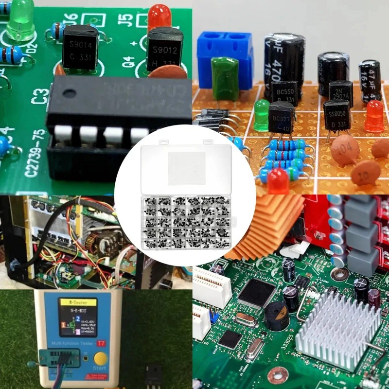Kit De Transistores 2n2222 2n3904 Bc337 Bc547 Bc557, 600 Pie