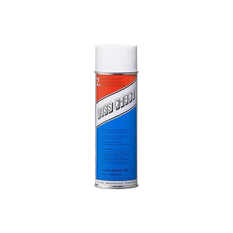 RISS CHECK Crack Tester Penetrant Red 500 ml