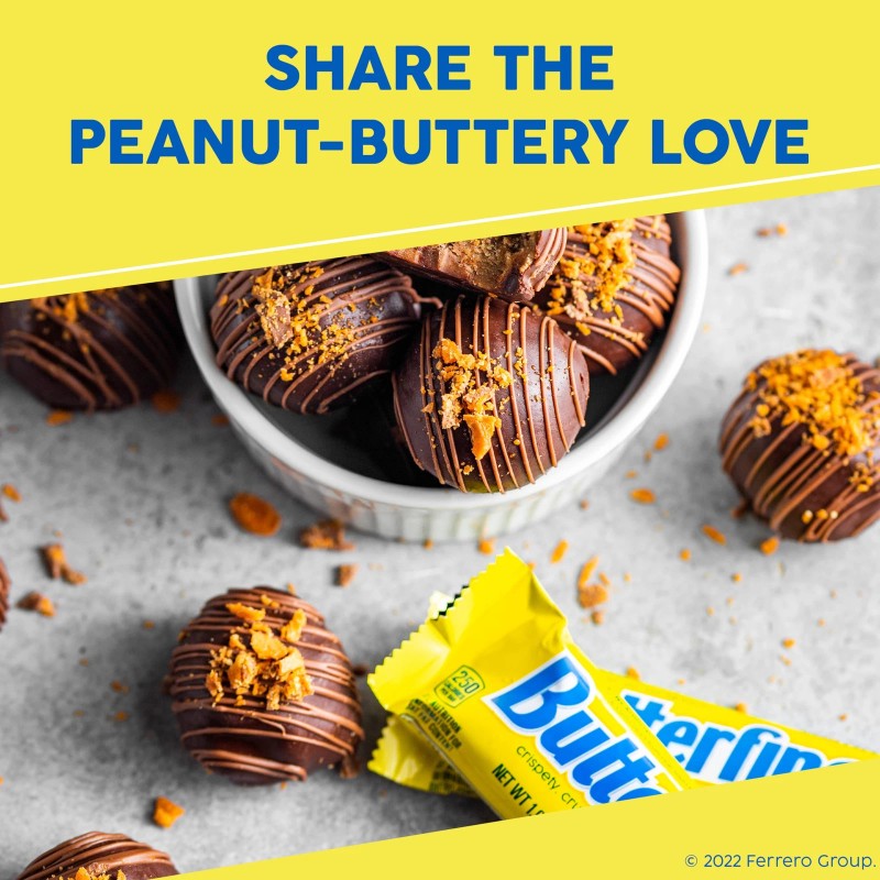 Butterfinger Fun Size Candy Bars 10.2oz Pack of 6 Peanut