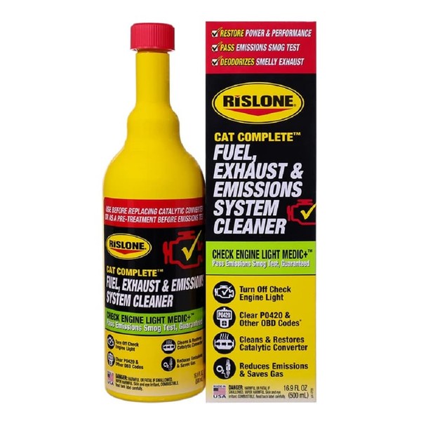 Rislone Cat Complete Fuel, Exhaust and Emissions System Cleaner, Pack of 1