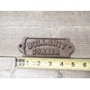 Midwest Craft House CAST Iron Bullshit Corner Rustic Sign
