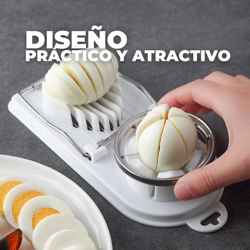 Vazcan® Egg Slicer, Easy to Use, Precise Cut, Dishwasher Safe