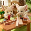 Calico Critters Fennec Fox Family - Set of 4 Collectible