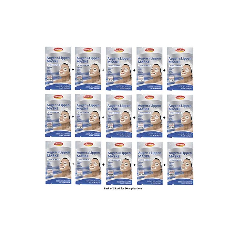 Schaebens Eyes & Lips Mask - With jojoba, Q10, panthenol