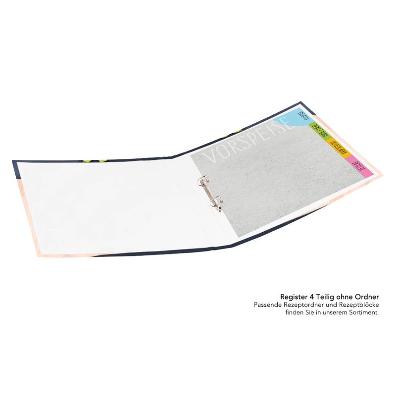 PRICARO A4 Concrete Folder Index 4 Part