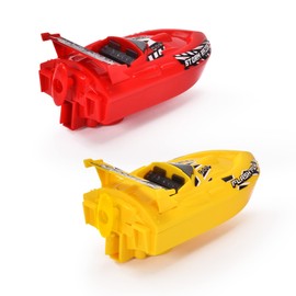 Dickie Toys Ocean Rider (15cm) - Wind Up Boat with Steering Bathtub Toy Random Color for Children Ages 3+