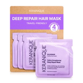 Keranique Hair Mask - Deep Repair and Intense Hydration for Damaged, Dry, Fine Hair with Keratin Protein