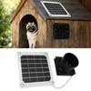 20W Solar Panel Exhaust Fan Kit with Protective Net 6