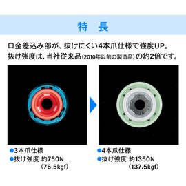 Kakudai 568-312 Hose Fitting for Hose 0.4 - 0.6 inches (11 - 15 mm) x Outer Diameter 0.6 - 0.8 inches (16 - 20 mm)