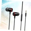 Operitacx Metal In-ear Earphones Heavy Bass Sound Quality Wired Control