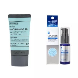 Firstpick cc크림 나이아신아마이드 홍조 커버 피부결 씨씨 크림 + 니들샷하드 CC Cream Niacinamide Redness Cover Skin Texture CC Cream + Needle Shot Hard