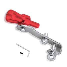 Qingriver Turbo Sound Whistle Aluminium Alloy Check Valve Exhaust Sound Booster Whistle Red Small