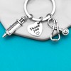 Ximalun Nurse Thank You Gifts RN Nurse Keyring Nurse Practitioner