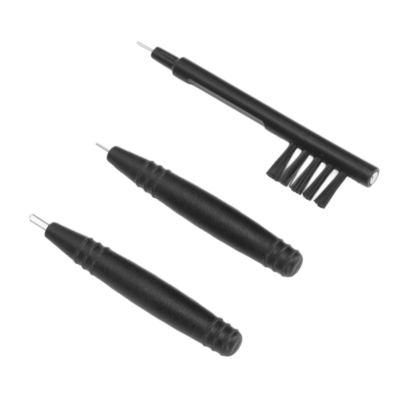 Hearing Aids Cleaning Tools U Screwdriver 5 Hole Brush Portable