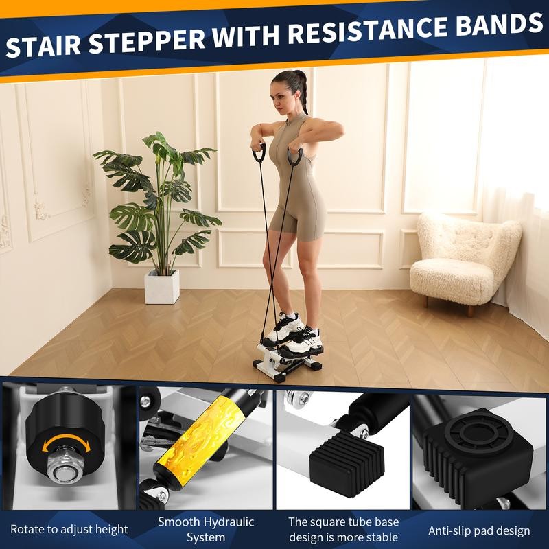 ZenActive Upgraded Version Mini Stepper Health & Fitness For Home
