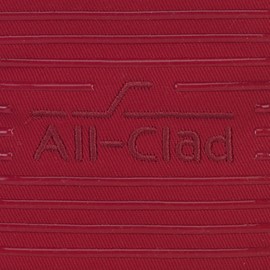 All-Clad Premium Pot Holder & Heating Pad, (2-Pack) Heat Resistant to 500 Degrees, 100% Cotton 10"x6.25" for Kitchen and Barbeque, Chili Red