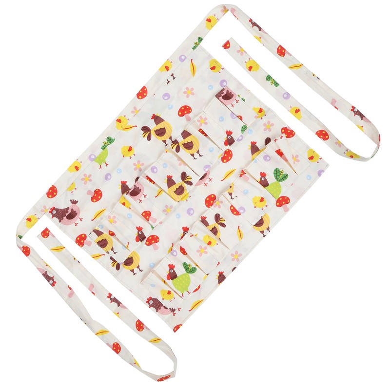 Eggs Collecting Protective Apron Multiple Pockets Chicken Eggs Gathering Holding