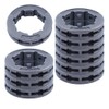 Gubeter 10pcs 22mm 3/8" 7T Sprocket Rim Std Kit for