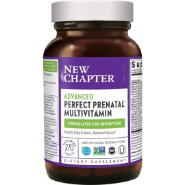 New Chapter Advanced Perfect Prenatal Multivitamin - 270 Tablets Newst Expiratio