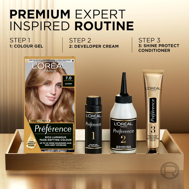 L'Oreal Paris Preference Hair Dye, Long Lasting, Luminous Permanent Hair