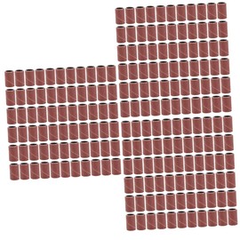 Minkissy 3sets Nail Tools Kit Grit Woodcarving Sanding Bands for Nail Drill (1/2'' Diameter) 100pcs*3