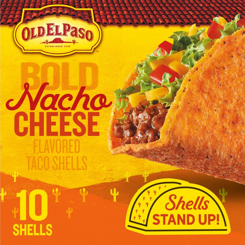 Old El Paso Stand 'N Stuff Bold Nacho Cheese Flavored