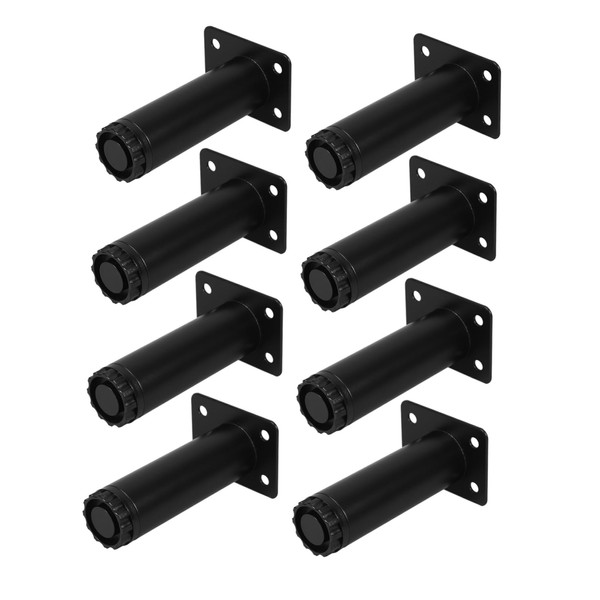 Operitacx 8 Stück Verstellbare Möbelfüße Höhenverstellbare Metallbeine für Sofas Tische