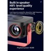 Dpofirs Mini Projector with WiFi, Keystone Correction Outdoor LED Movie
