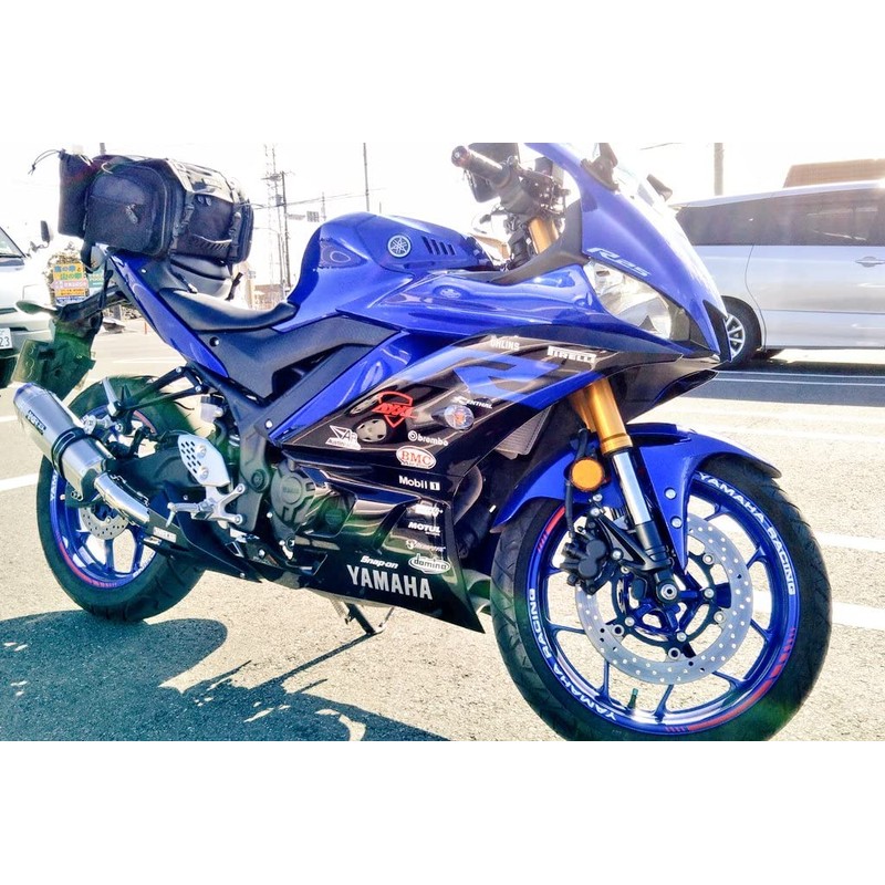 AxxL Motorcycle 17" Custom Rim Sticker Yamaha Racing SP6-Y (Fluorescent