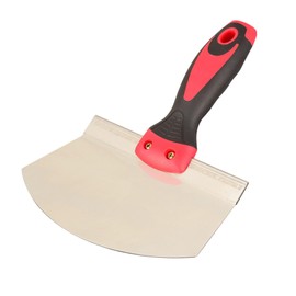 IUSOT Scraper Blade Bucket Scoop, Bucket Trowel, Stainless Steel Bucket Scoop for Paint, Curved Contoured Blade Soft Comfort Grip Handle for Decorating, Filling, Drywall, Plaster, DIY Projects