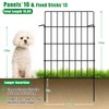 KYATE 10 Pack Garden Fence Animal Barrier Fencing 1.44 inch