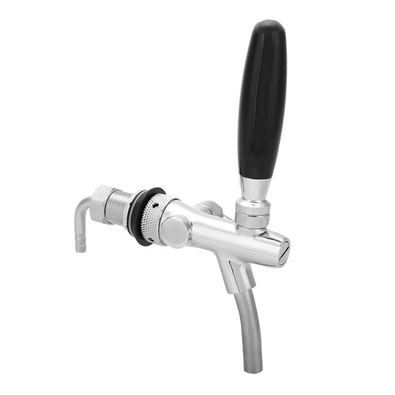 Grifo dispensador de cerveza de acero inoxidable cromado G5/8, grifo