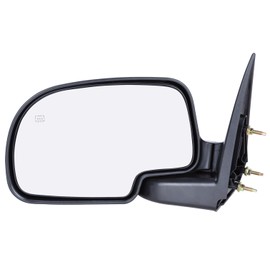 SPYDCHACK Side Mirror Fits for 1999-2002 Chevy Silverado 1500 2500 HD 3500 HD,for GMC Sierra 1500 2500 HD,Yukon/Yukon XL 1500 Power Heated Manual Folding Front Left Driver Side Door Mirror