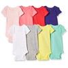 Carter's Baby Girls 8-pack Short-sleeve Bodysuits, Assorted Pack, PRE