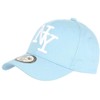 Hip Hop Honour NY Light Blue and White Class Visors