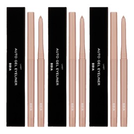 Bbia Last Auto Gel Eyeliner 0.3g, 14 Almond Beige, 3 pieces / 삐아 라스트 오토 젤 아이라이너 0.3g, 14아몬드베이지, 3개